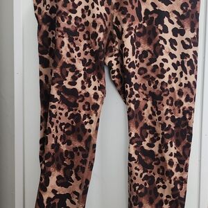 Leopard Print Kids Leggings